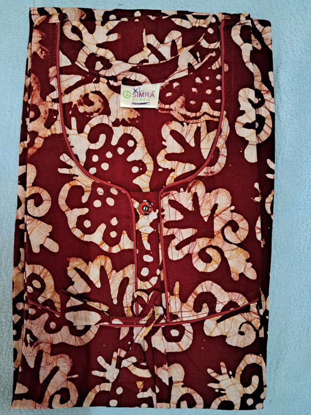 NIGHTY80 - Batik print Nighty
