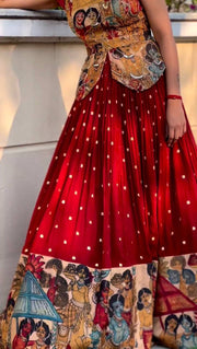 DLEH1 - Kalamkari lehenga