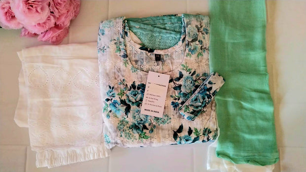 DCSETM1  - Anarkali chikan suit