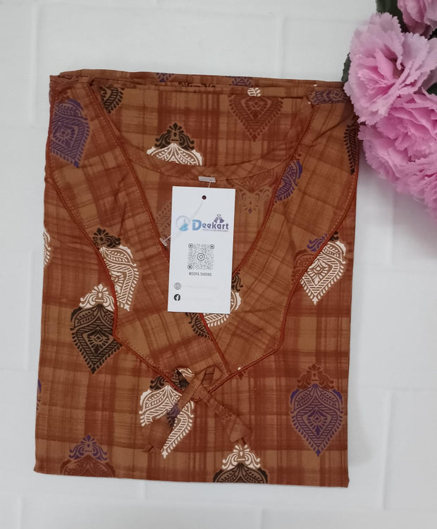 NIGHTY38 - Mixed cotton nighty