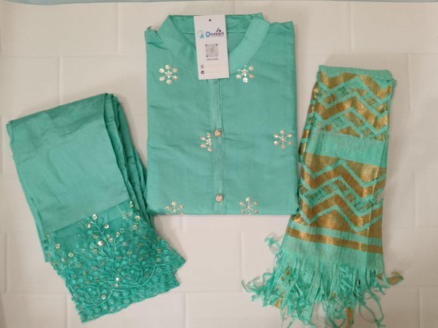 CHST8 - Chanderi cotton suit
