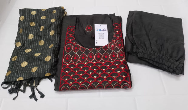 CHST9 - Chanderi silk suit