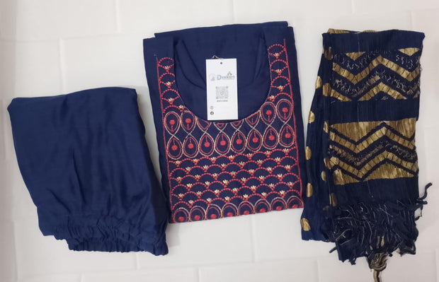 CHST5 - Chanderi silk suit