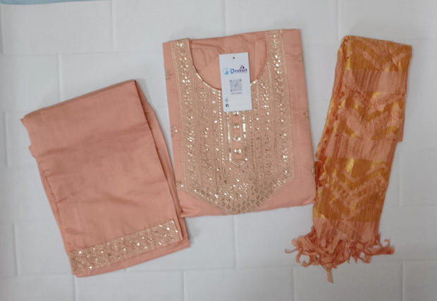 CHST1 - Chanderi silk suit