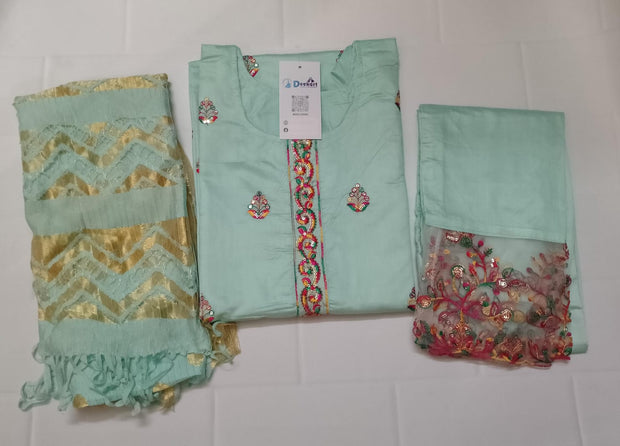 CHST11 - Chanderi silk suit