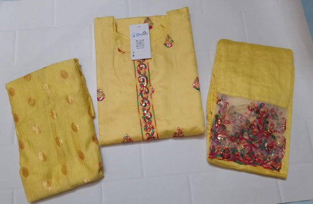 CHST3 - Chanderi silk suit