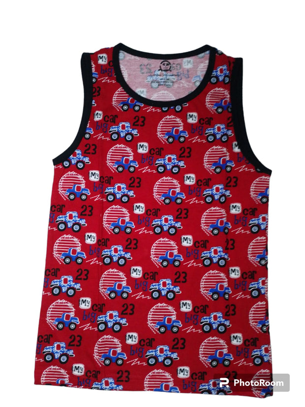 BKT1 - Boy Kids sleeveless T shirts/vest