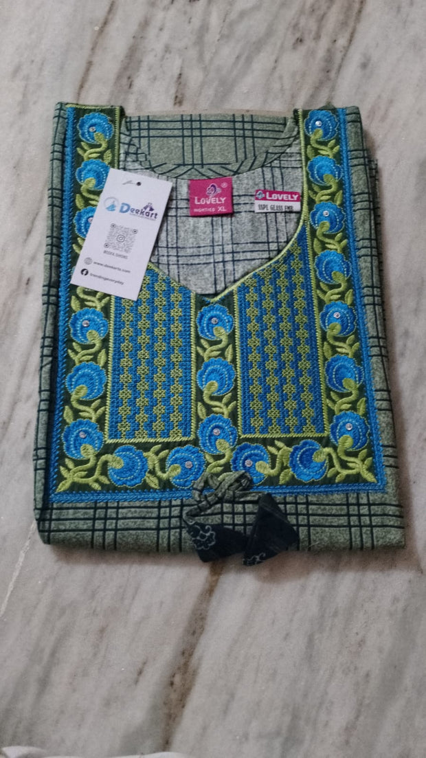 DNL8 - Embroidery nighty