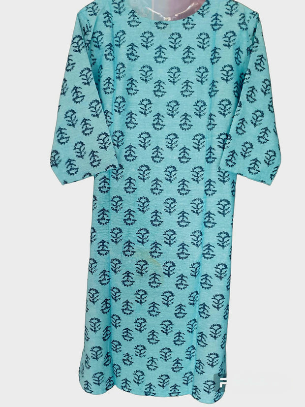 Straight cut kurti