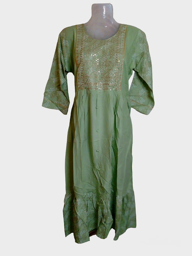 RKUR9 - Umbrella type kurti