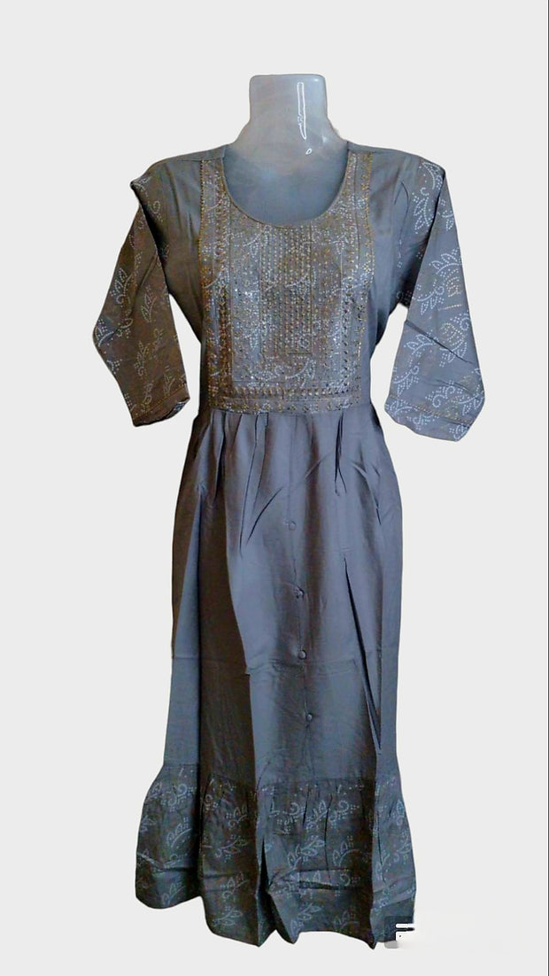 RKUR12 - Umbrella type kurti