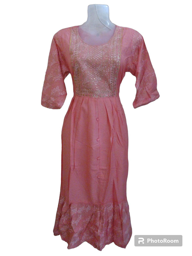 RKUR5 - Umbrella type kurti