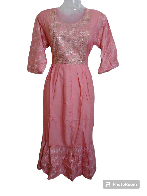 RKUR5 - Umbrella type kurti