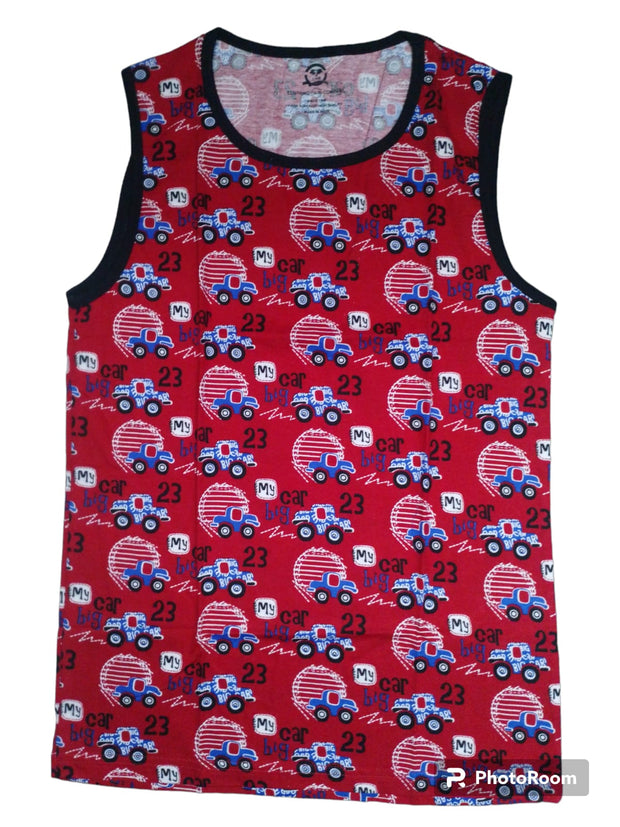 BKT1 - Boy Kids sleeveless T shirts/vest
