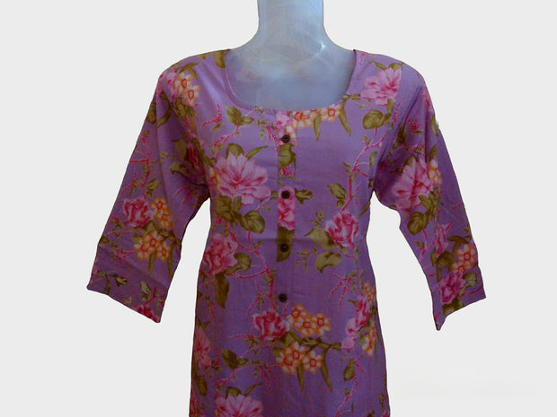 FCK3 - Floral print kurti