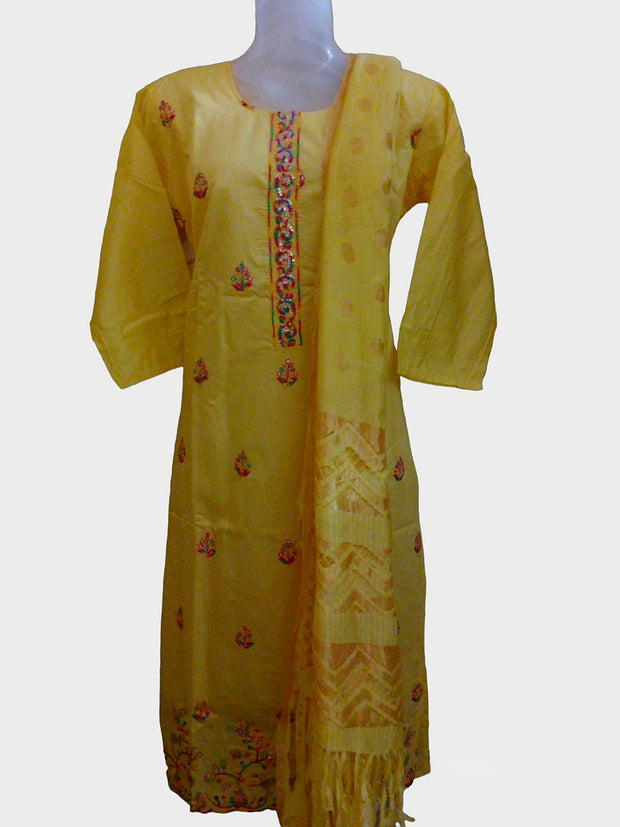 CHST3 - Chanderi silk suit