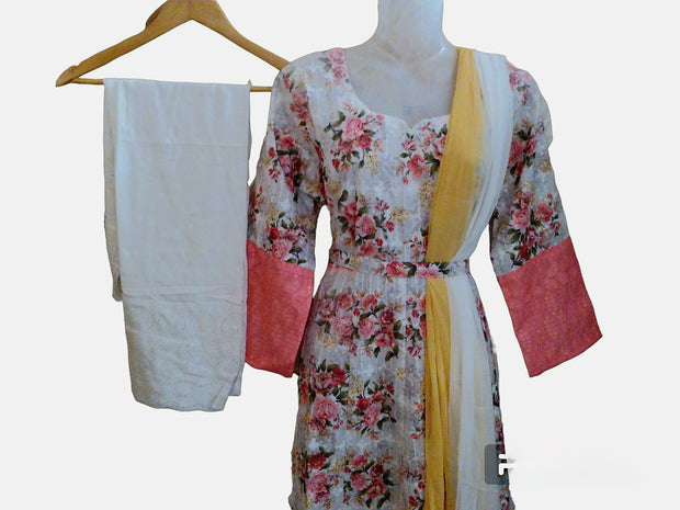 DCSETM3 - Chikangari Anarkali suit