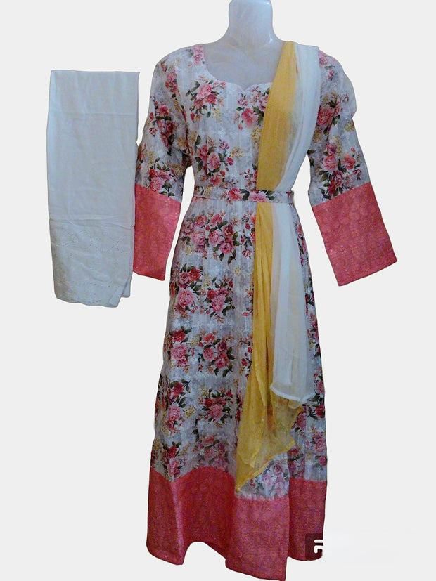 DCSETM3 - Chikangari Anarkali suit