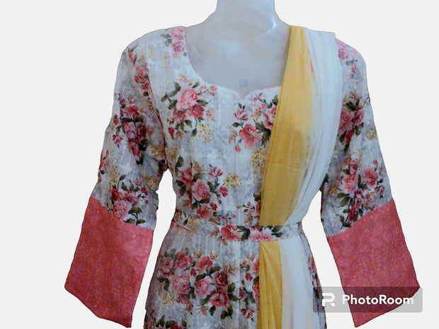 DCSETM3 - Chikangari Anarkali suit