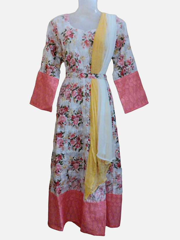 DCSETM3 - Chikangari Anarkali suit