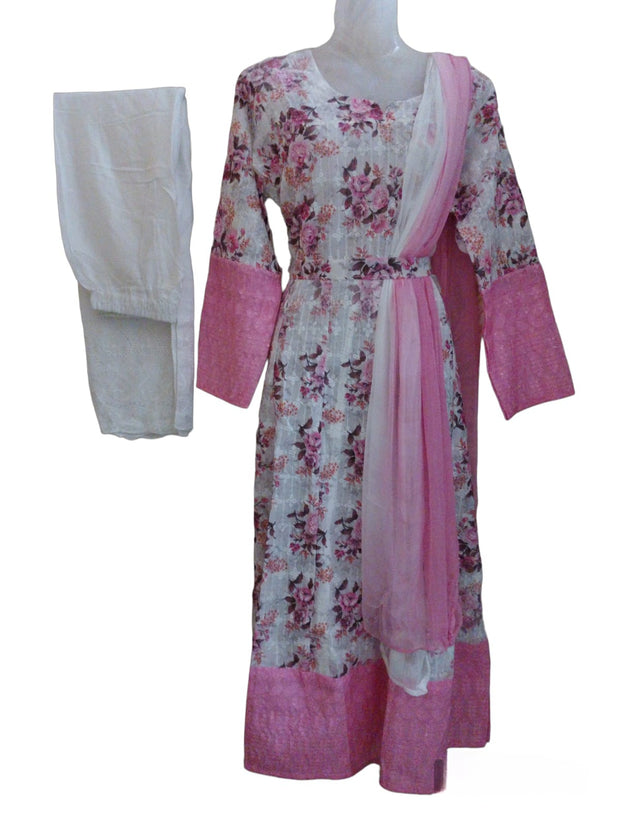 DCSETM4 - Floral Anarkali suit