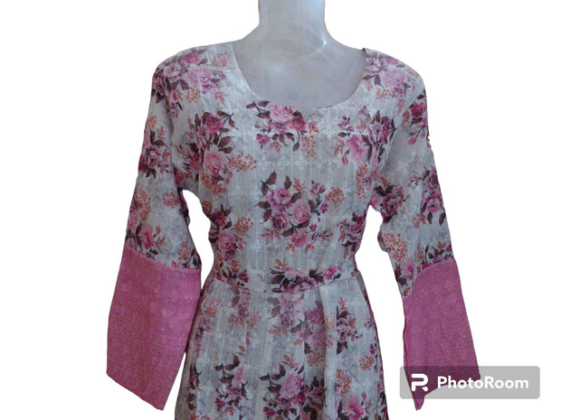 DCSETM4 - Floral Anarkali suit