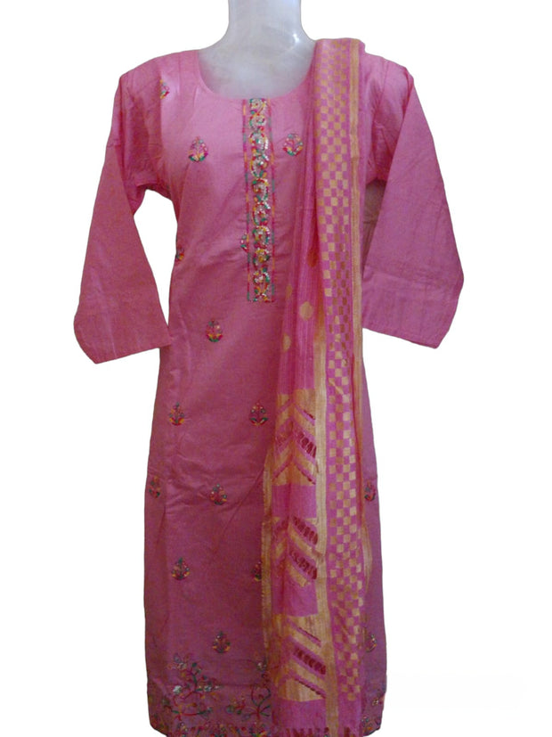 CHST4 - Chanderi silk suit