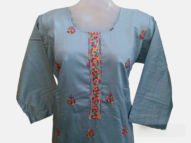 CHST10 - Chanderi silk suit