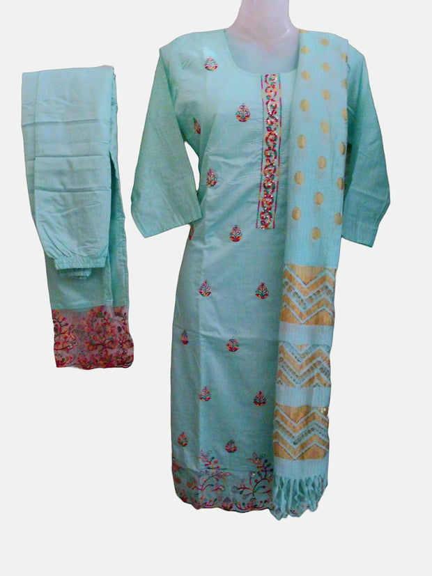 CHST11 - Chanderi silk suit