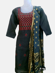 CHST9 - Chanderi silk suit