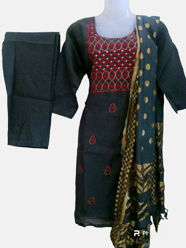 CHST9 - Chanderi silk suit