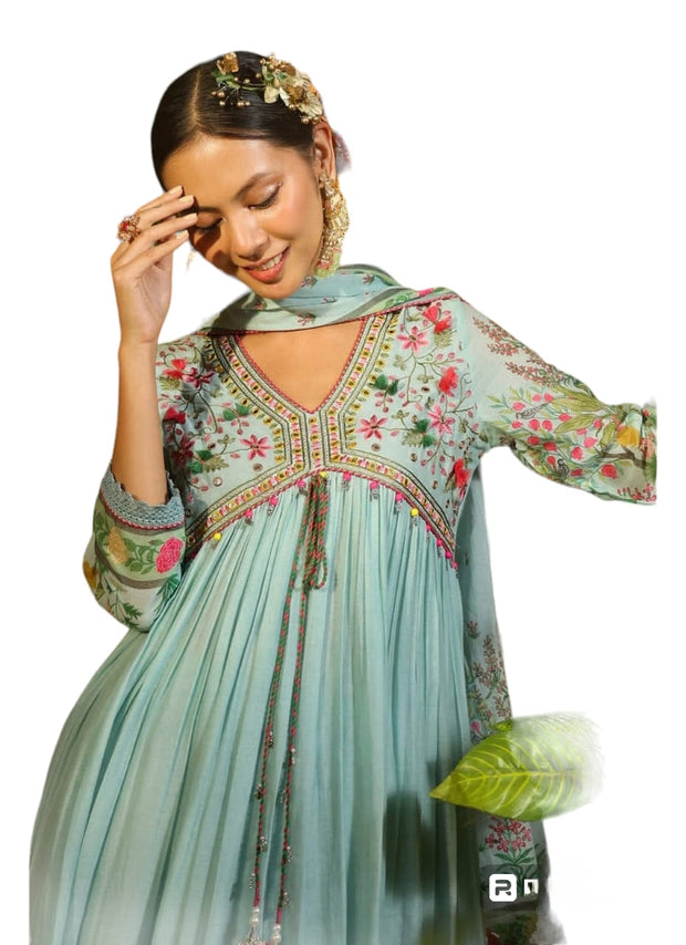 DSUITA1 - Shiffon Anarkali Suit