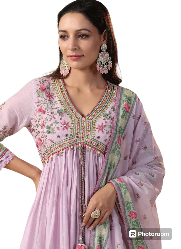 DSUITA1 - Shiffon Anarkali Suit