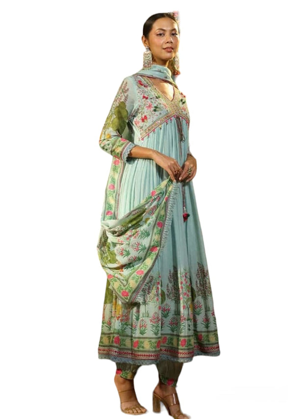 DSUITA1 - Shiffon Anarkali Suit