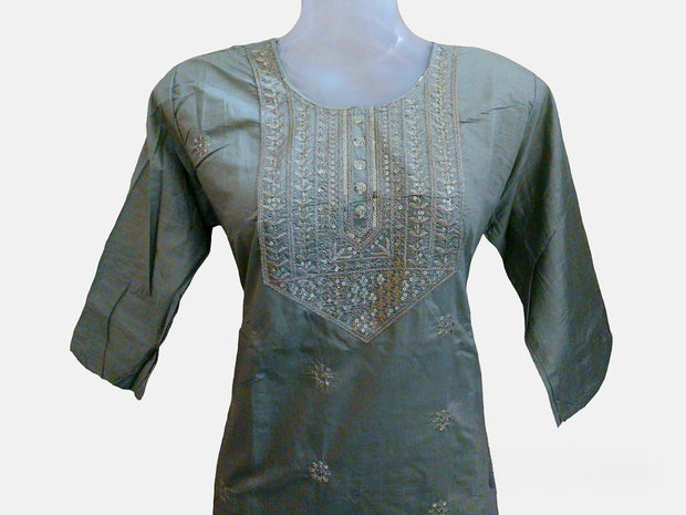 CHST6 - Chanderi silk suit
