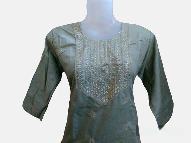 CHST6 - Chanderi silk suit