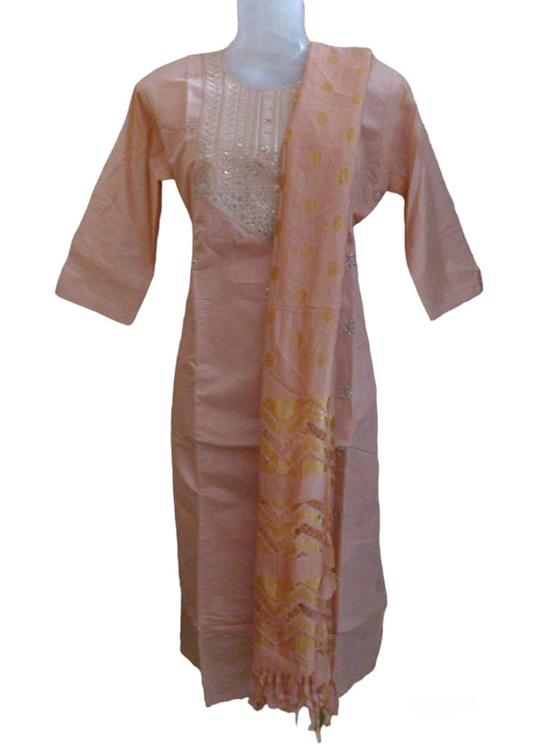 CHST1 - Chanderi silk suit