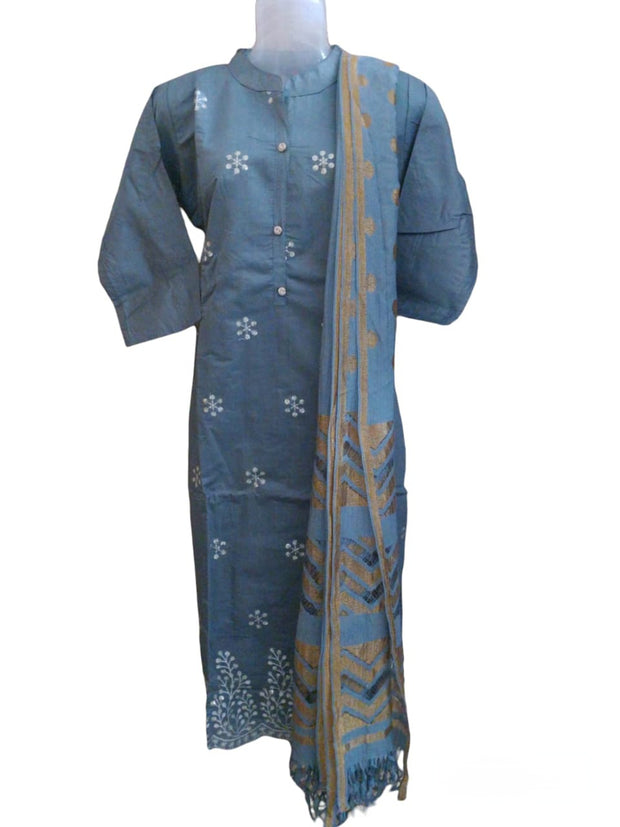 CHST2 - Chanderi silk suit
