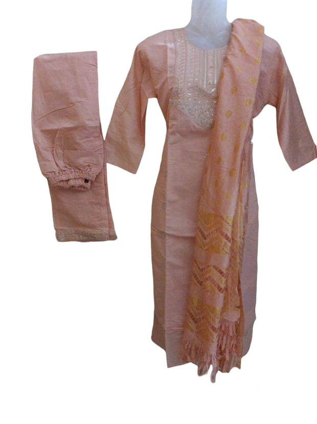 CHST1 - Chanderi silk suit