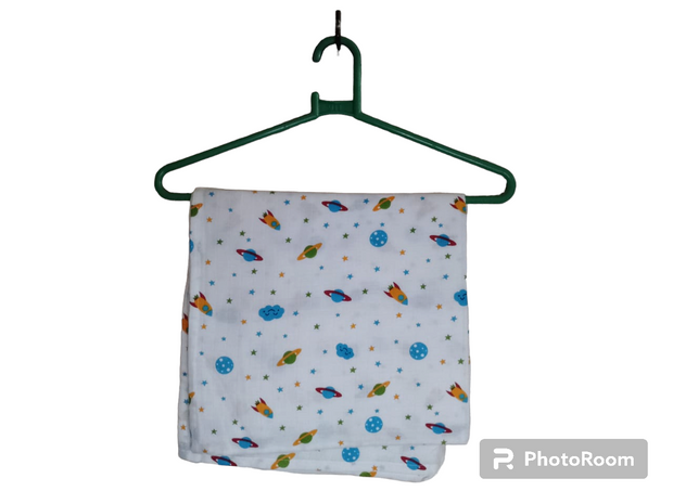 DBABST6 - Planet print newborn swaddles
