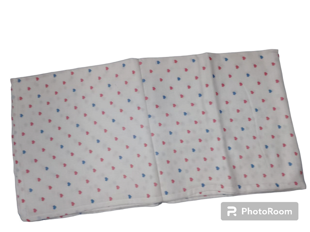 DBABST3 - Heart print newborn baby swaddles