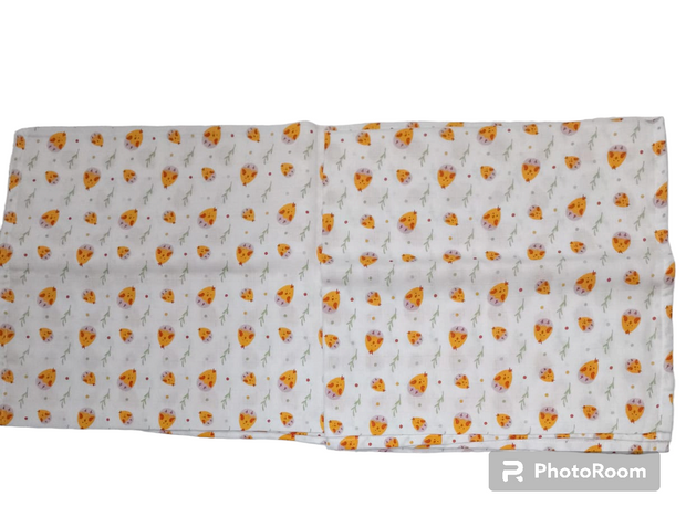 DBABST4 - Leafprint newborn baby swaddles