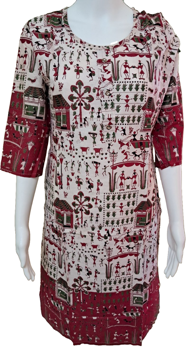 CK1 Beautiful printed kurti