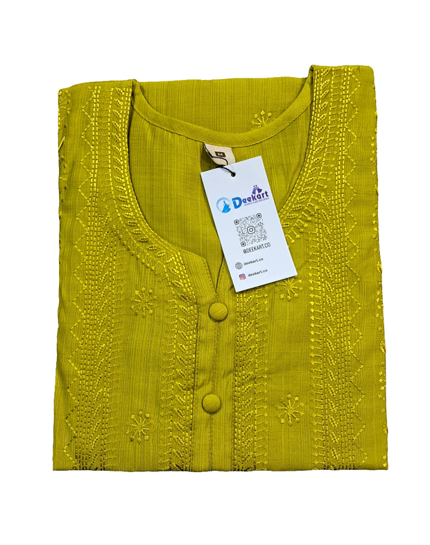SKUR7 - Side slit kurti