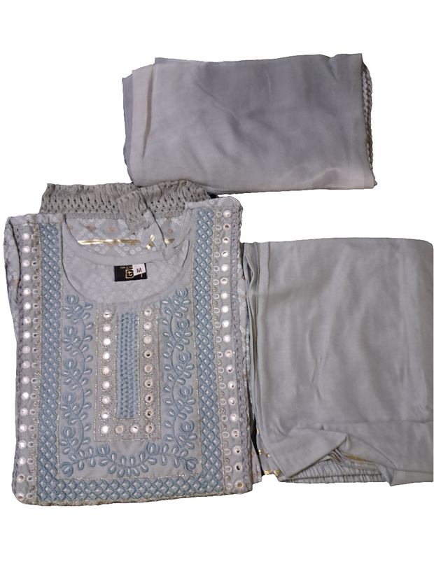 Nyra cut stiched suit