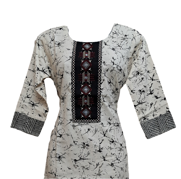 CKUR2 - Neck Work kurti