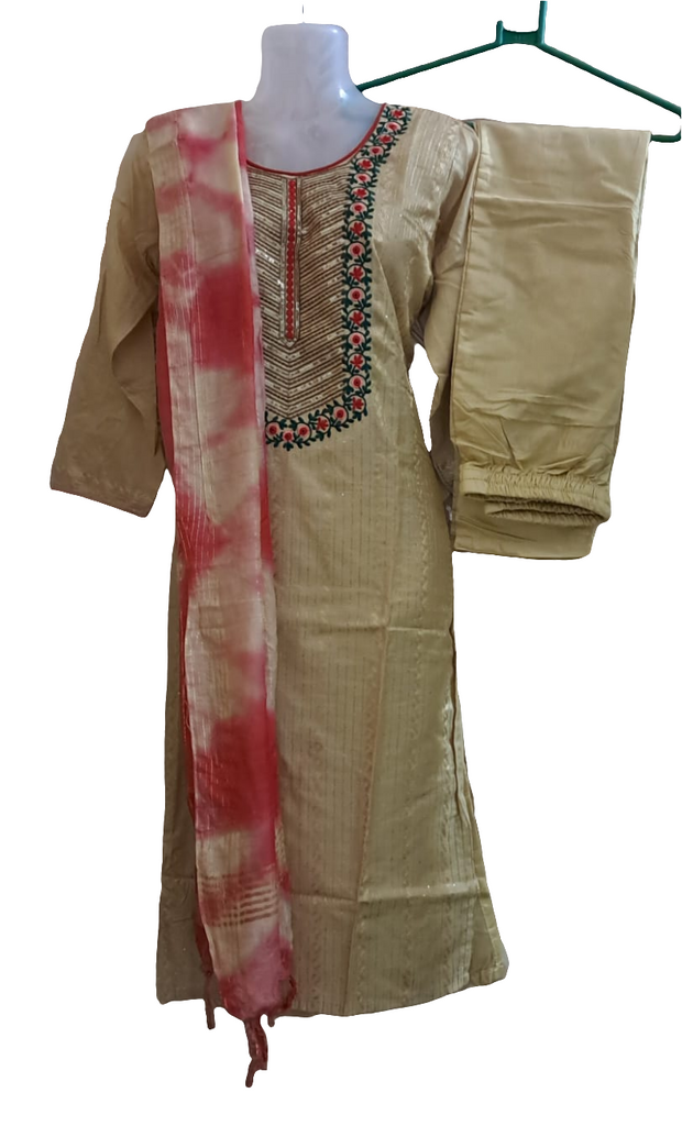 CHST11 - Chanderi silk suit