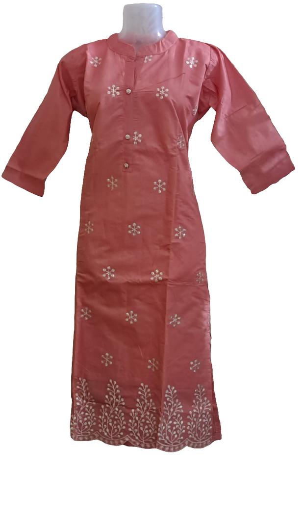 CSUIT1 - Chanderi silk suit