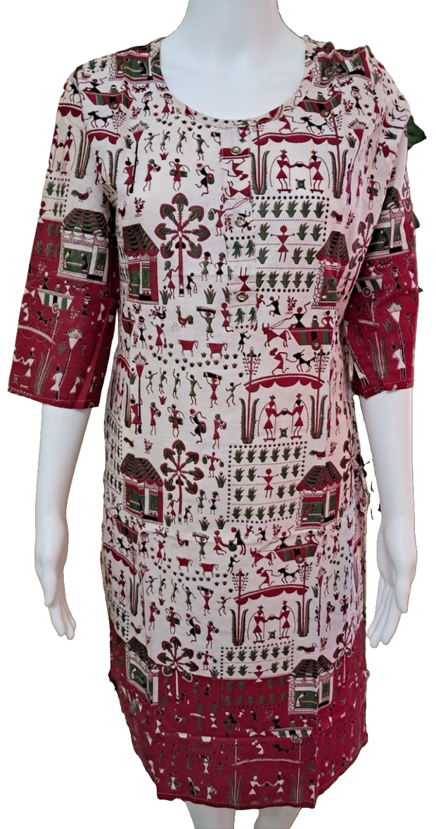 CK1 Beautiful printed kurti