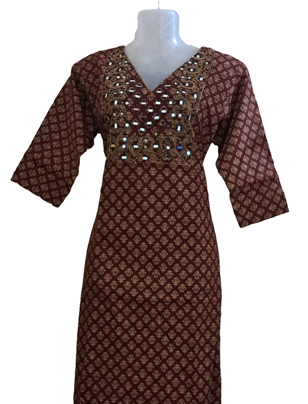 DMAKM1 -  Aline Mirror kurti